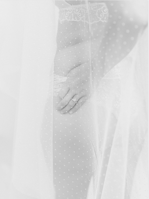 Plumetí Tulle Veil - Medium length